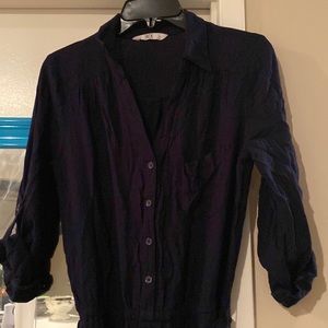 Jack navy blue jumpsuit S/M